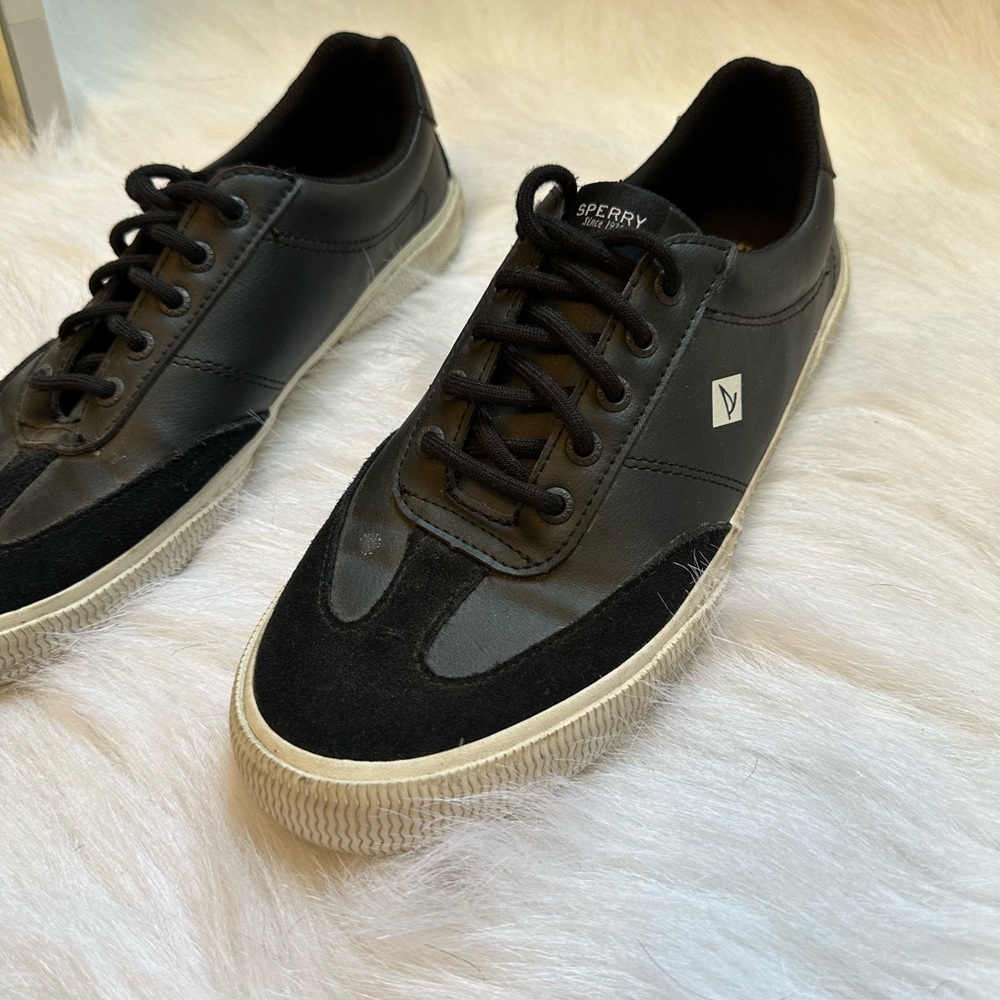 Sperry top sider black sneakers size 8.5 - Picture 3 of 8
